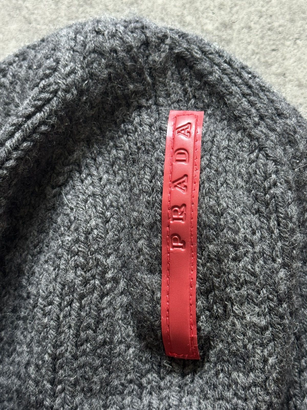 Prada Vintage Prada Red Tab Wool Hat Size ONE SIZE - 5 Thumbnail