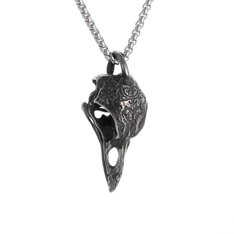Japanese Brand Crow Skull Pendant Necklace Size ONE SIZE - 3 Thumbnail