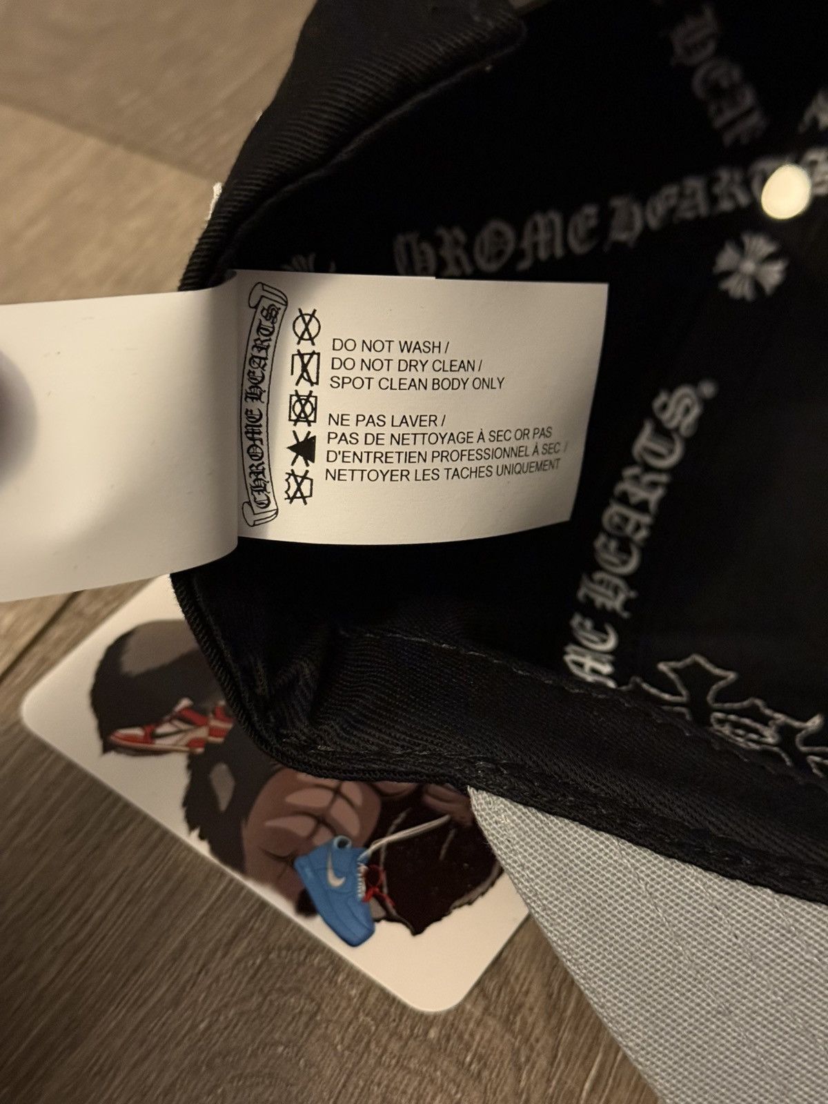 Chrome Hearts Chrome Hearts Cross Patch Hat Black Grey Size ONE SIZE - 7 Thumbnail