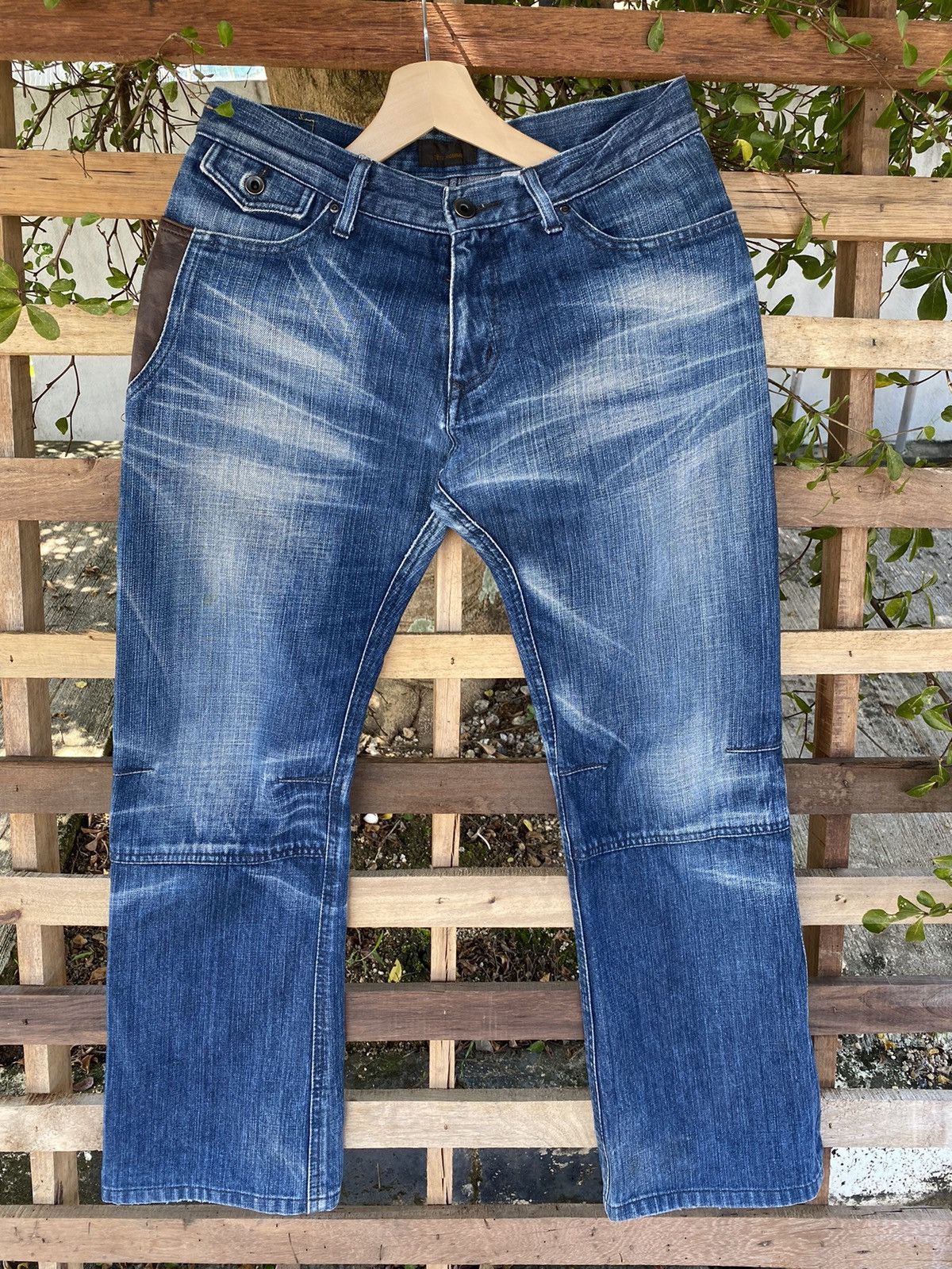 Issey Miyake Vintage Tete Homme By Issey Miyake Denim Pants Size US 32 / EU 48 - 2 Thumbnail