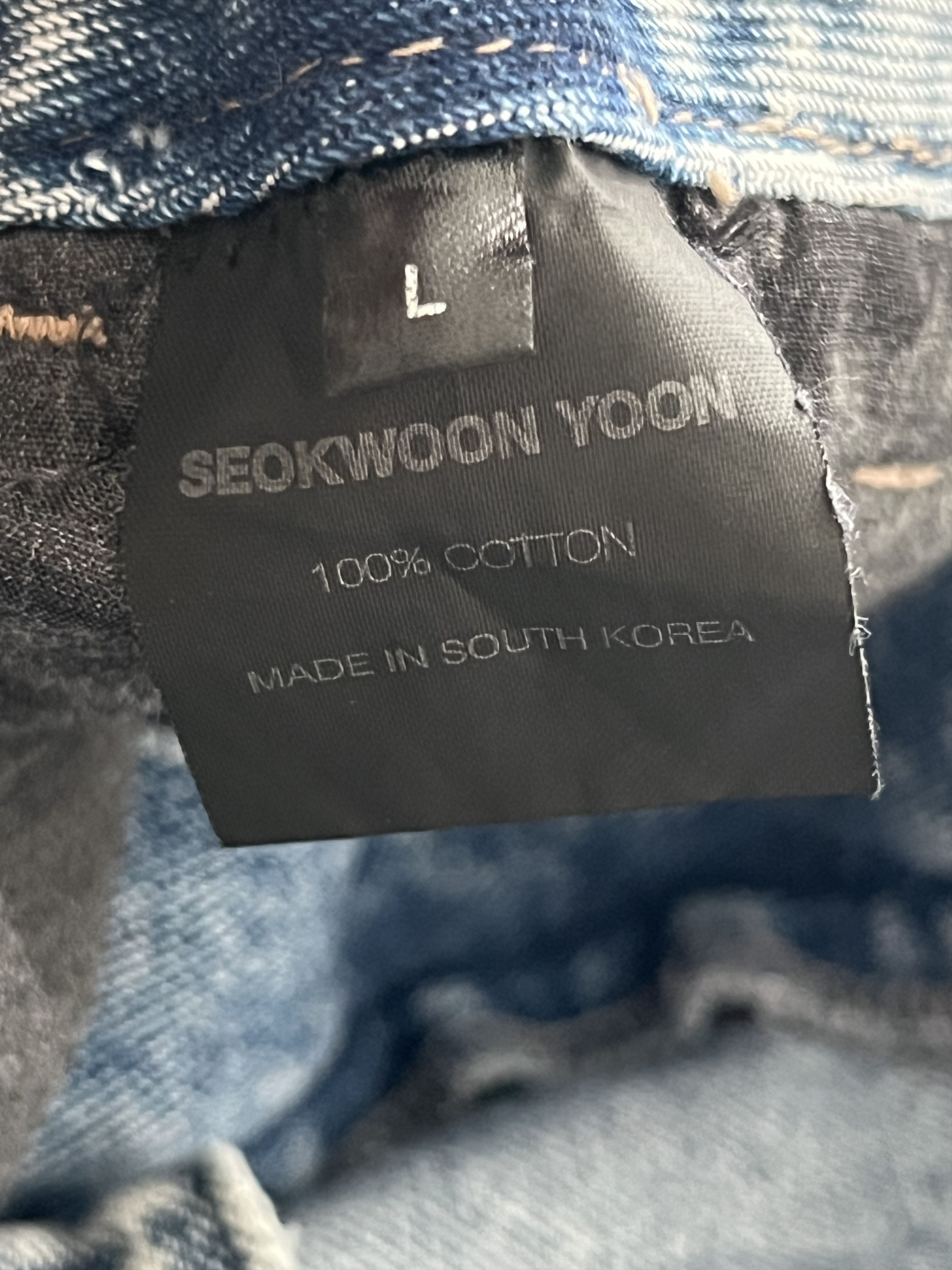Other SEOKWOON YOON DENIM WIDE RELAXED JEANS Size US 32 / EU 48 - 5 Thumbnail