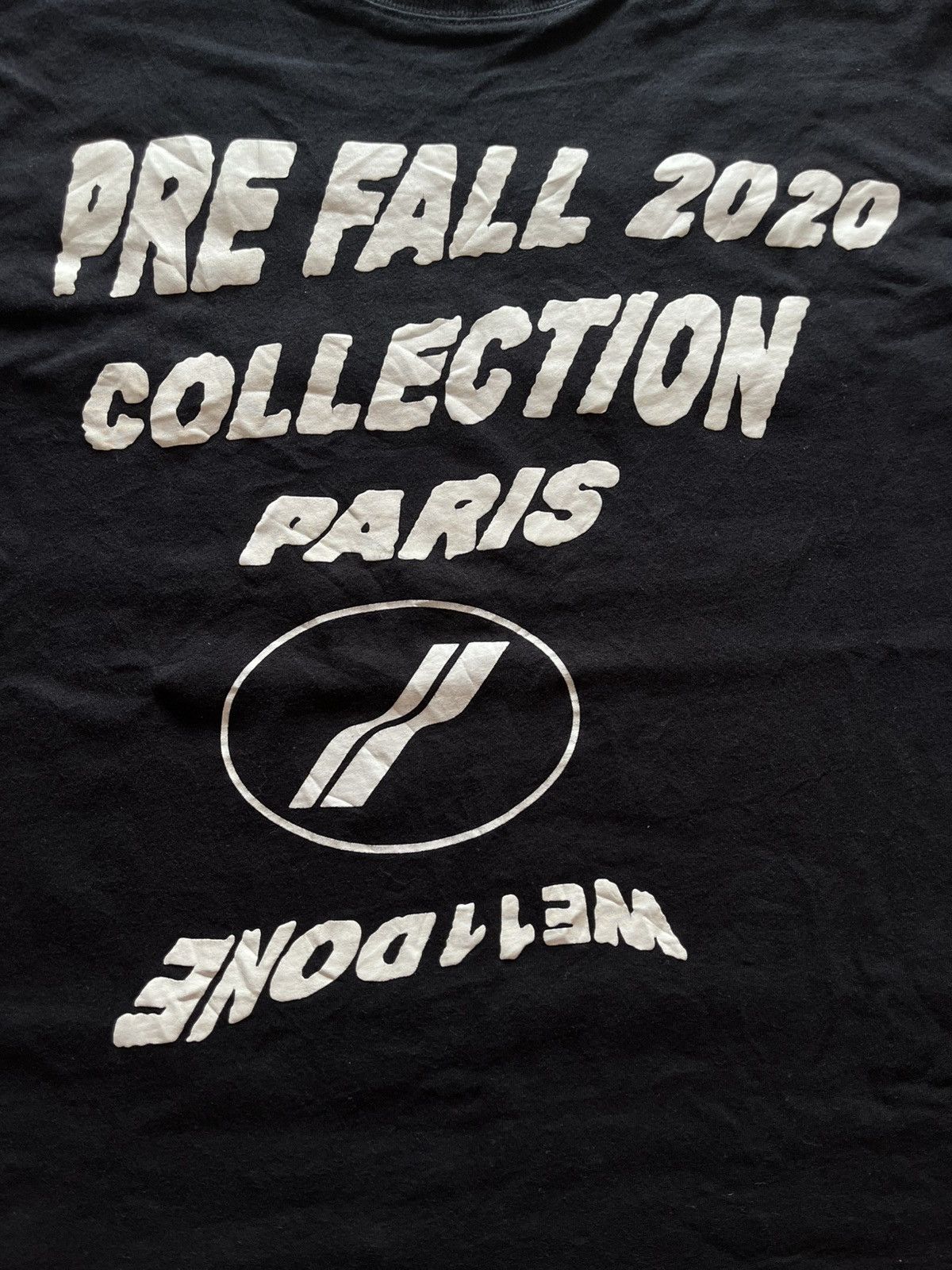 WE11DONE We11DoNE 2020 collection Paris t shirt baggy Size US S / EU 44-46 / 1 - 3 Thumbnail