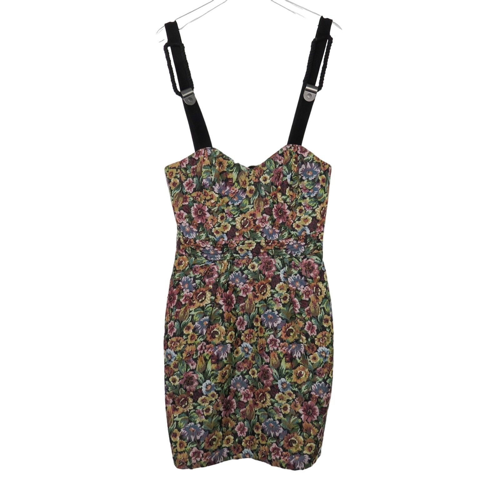 BCBGeneration BCBGeneration Floral Brocade Bustier Mini Dress Size 4 Size S / US 4 / IT 40 - 3 Thumbnail