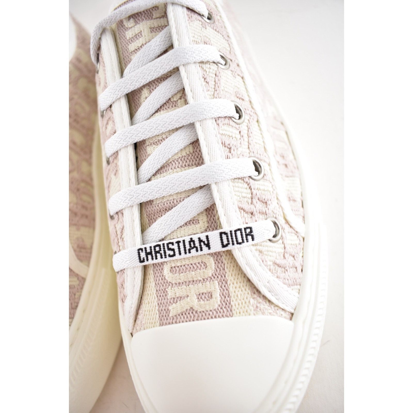Dior Dior Walk'N'Dior Powder Nude Flat Low Top Trainer Sneaker 40 Size US 10 / IT 40 - 8 Thumbnail