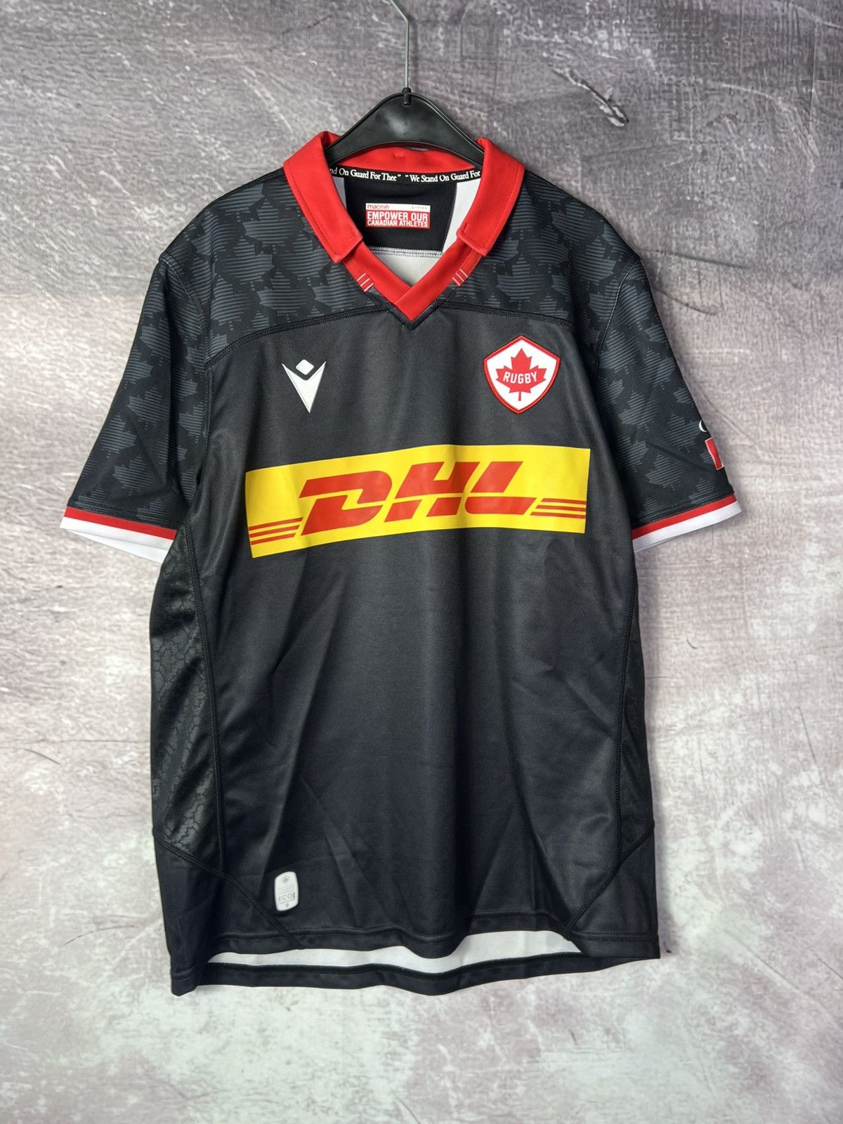 Macron Macron Canada Rugby National Team Away Jersey Shirt DHL Size US L / EU 52-54 / 3 - 3 Thumbnail