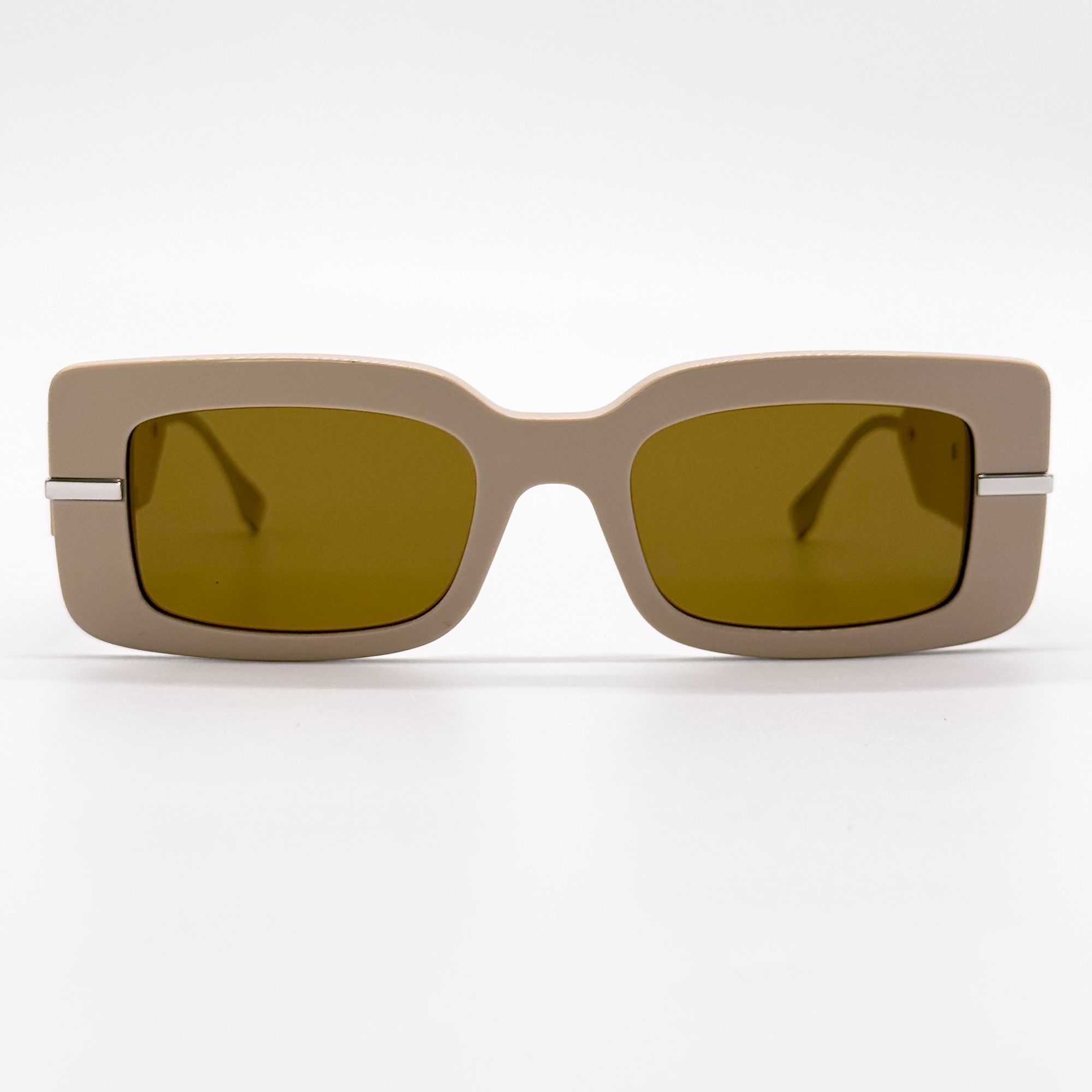 Fendi NEW FENDI SUNGLASSES FE40133I 57E BEIGE WOMEN EYEWEAR FENDI Size ONE SIZE - 4 Thumbnail