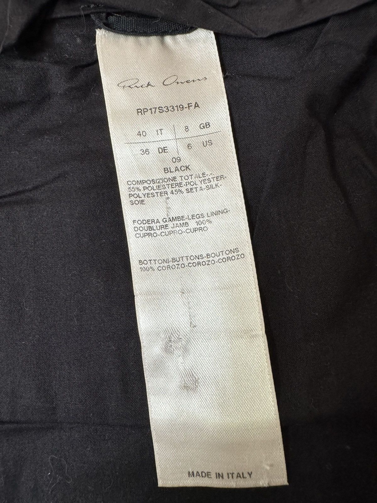 Rick Owens Rick Owens Tailoring Short Size US 28 / EU 44 - 4 Thumbnail