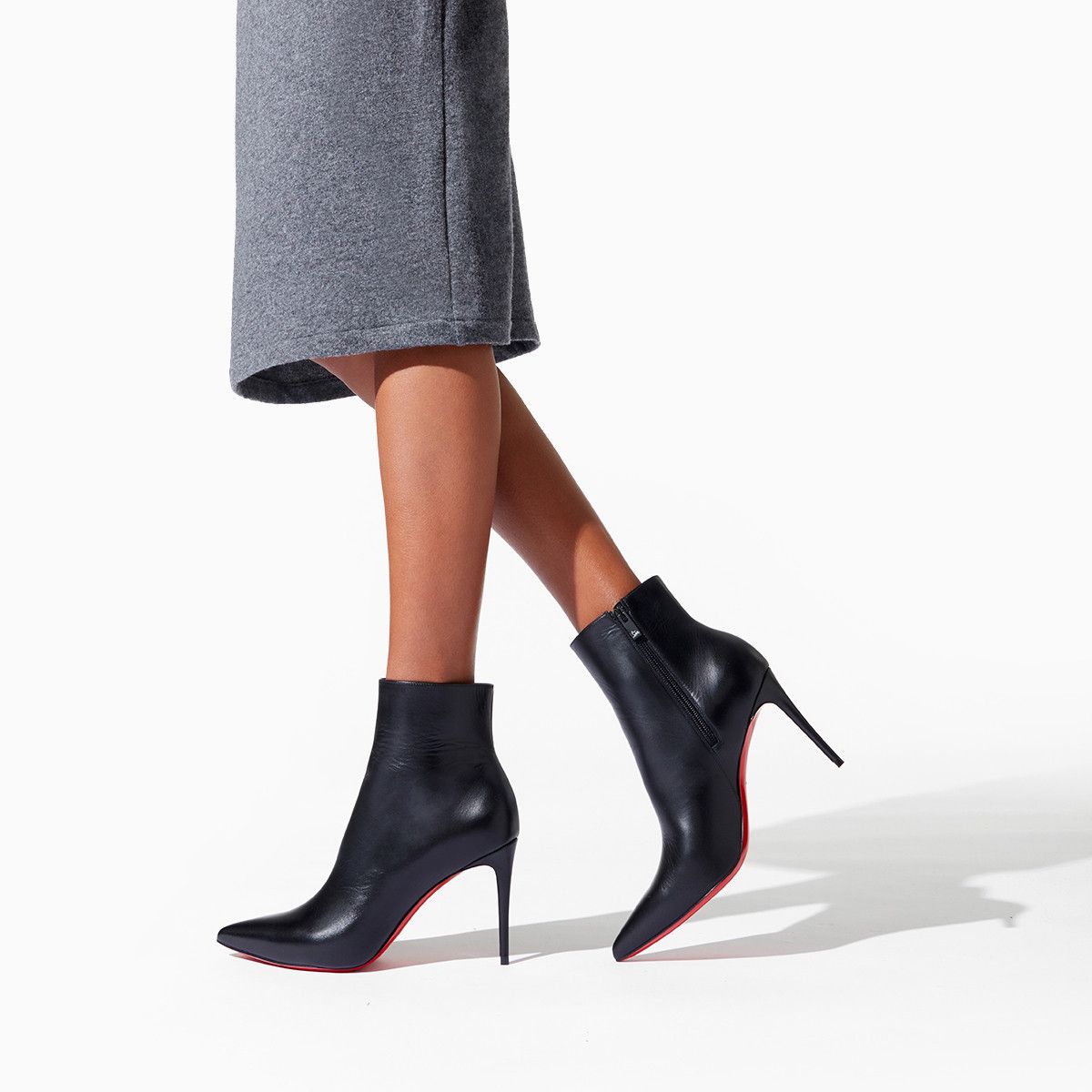 Christian Louboutin So Kate Booty 85 Black Calf Leather Ankle Heel Bootie 41.5 Size US 11.5 / IT 41.5 - 3 Thumbnail