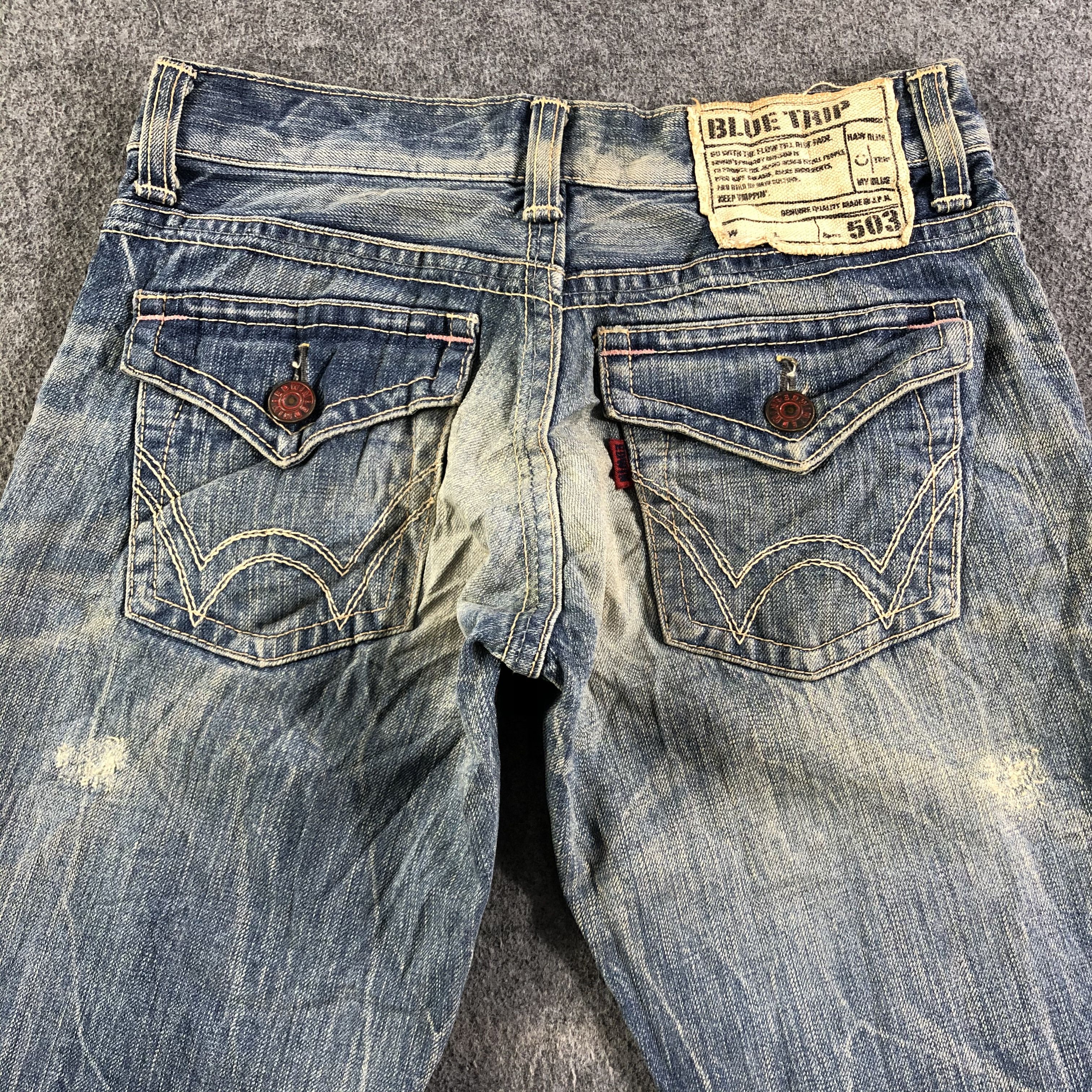 Edwin Vintage Blue Wash Edwin 503 Flare Jeans-J2907 Size US 30 / EU 46 - 4 Thumbnail