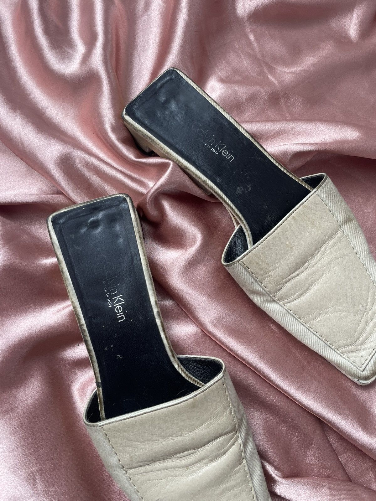 Calvin Klein Calvin Klein leather mules Size US 6 / IT 36 - 7 Thumbnail