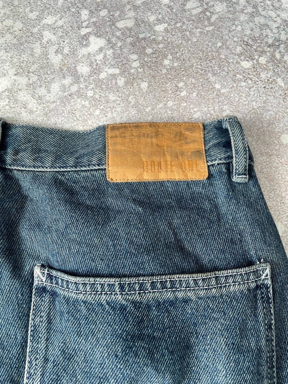 Other Vintage Route One Denim Cargo Carpenter Baggy Rap Shorts Y2K Size US 32 / EU 48 - 7 Thumbnail