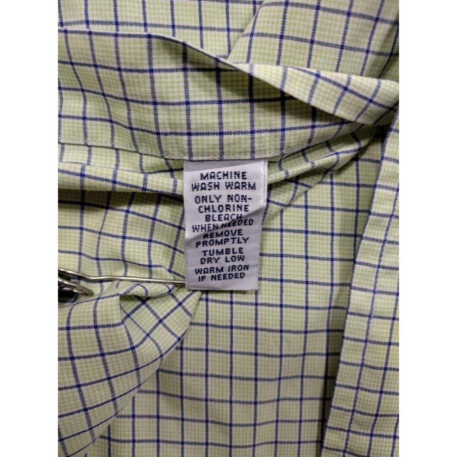 Ralph Lauren Ralph Lauren Shirt Mens 15.5 34/35 Long Sleeve Button Up Check Yellow Shirt Mens Regular Fit Button-Up Yellow 90s? Size US L / EU 52-54 / 3 - 3 Thumbnail