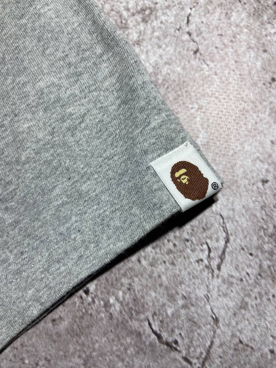 Bape BAPE A Bathing Ape One Point Patch Tee Grey - Size M Size US M / EU 48-50 / 2 - 9 Thumbnail