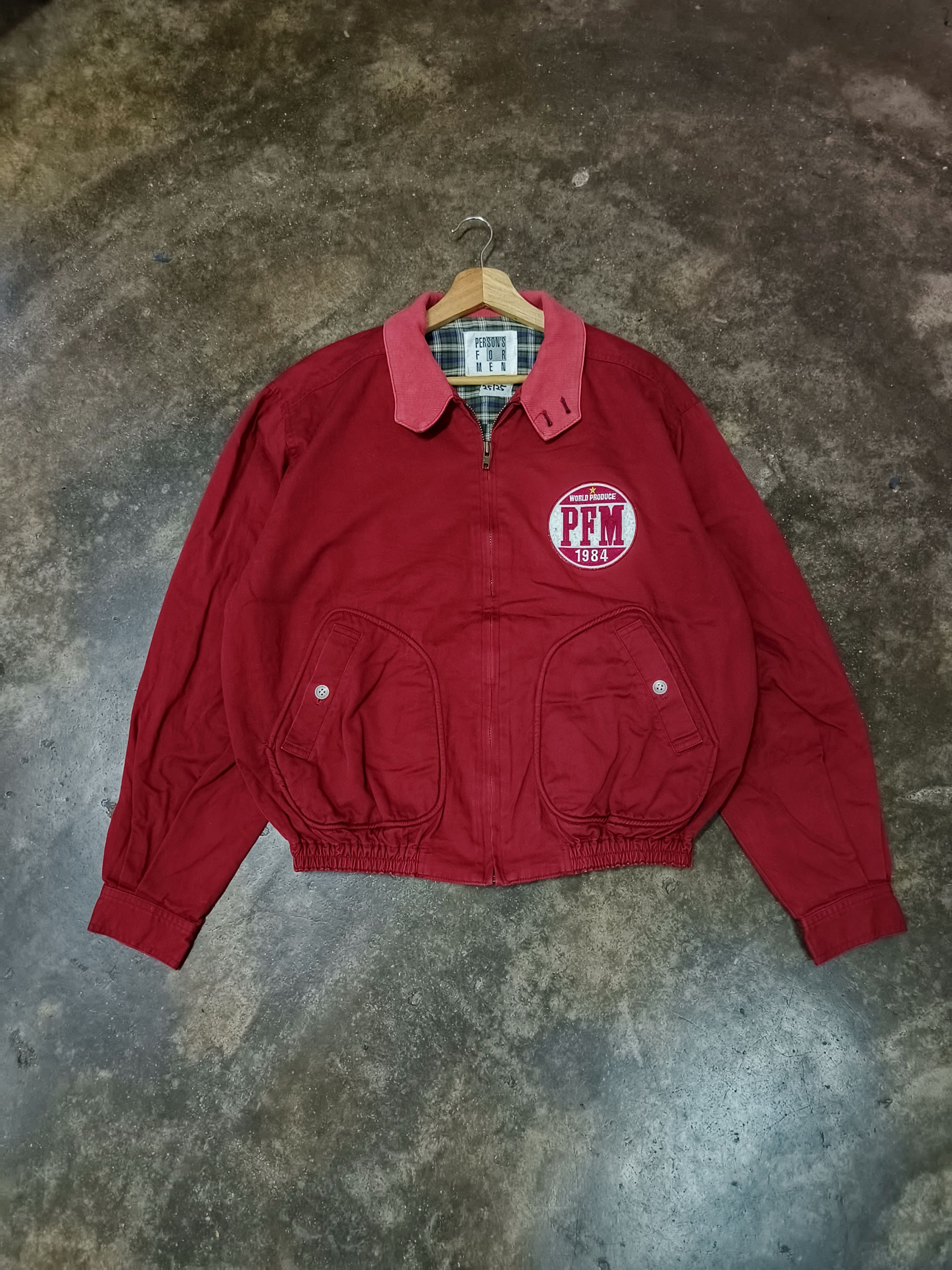 PERSON'S PERSONS FOR MEN WORLD PRODUCE BOMBER JACKET Size US L / EU 52-54 / 3 - 3 Thumbnail