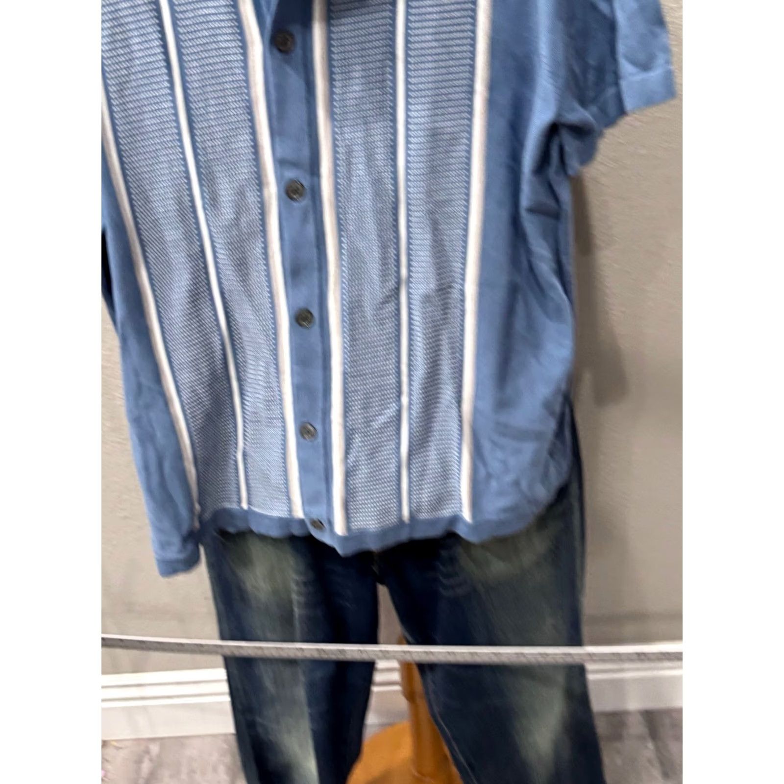 J.McLaughlin NWT J. McLaughlin Knit SHORT SLEEVE BUTTON UP SHIRT XL Mens Multicolor Size US XL / EU 56 / 4 - 3 Thumbnail
