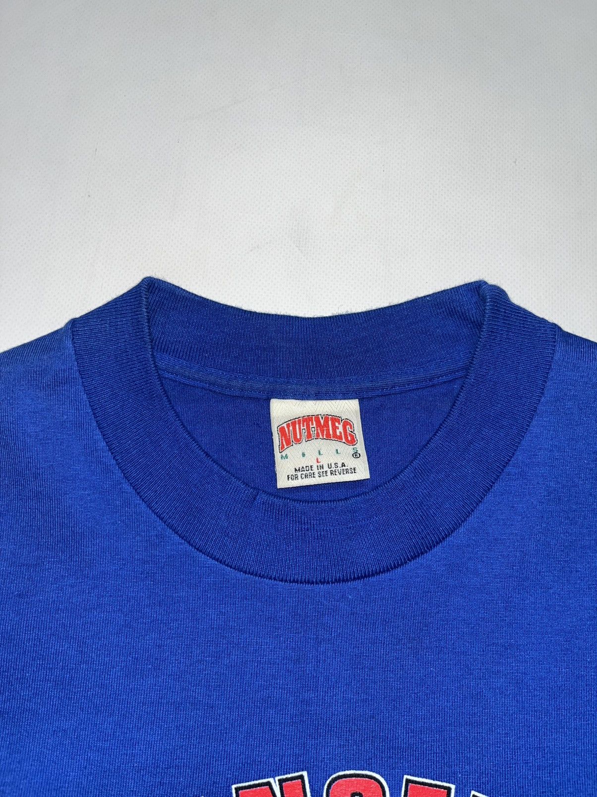 Nutmeg Vintage 90’s New York Rangers NUTMEG single stitch t-shirt Size US L / EU 52-54 / 3 - 2 Thumbnail