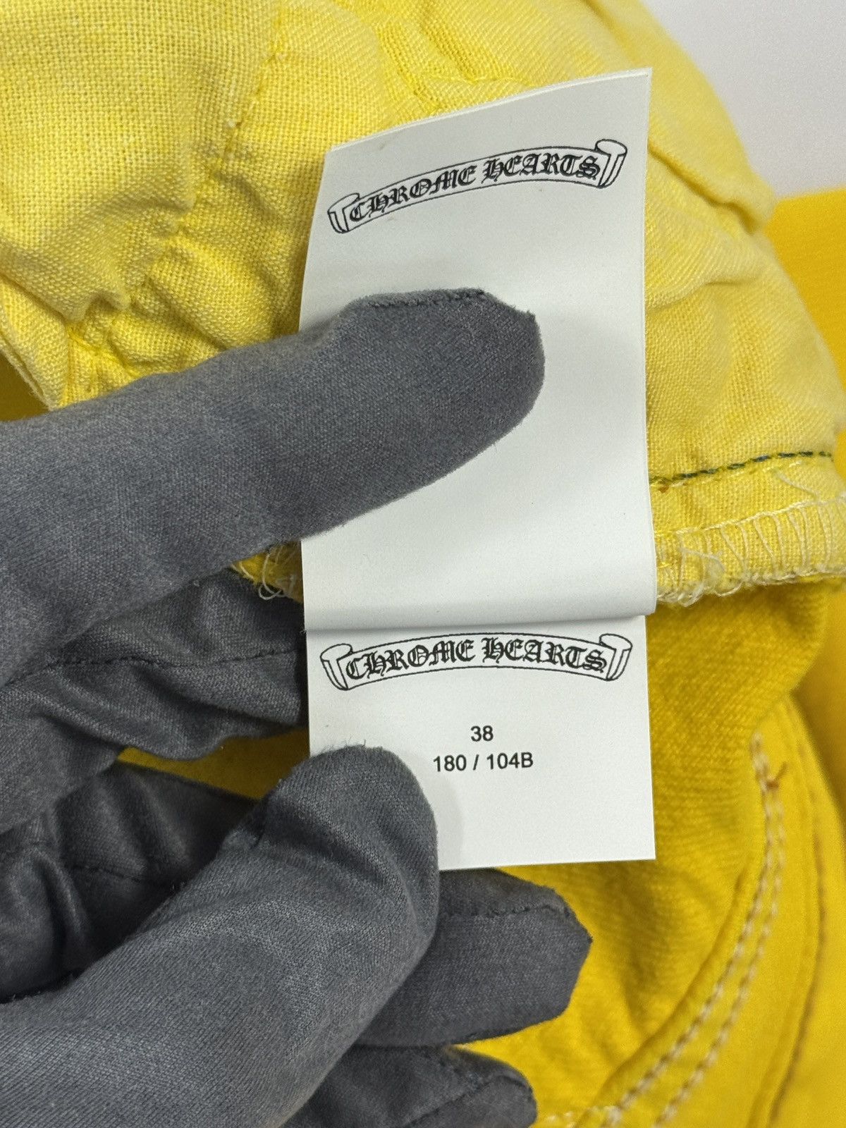 Chrome Hearts YELLOW F&F CROSS PATCH SILVER STUDS VINTAGE JEANS (RARE) Size US 38 / EU 54 - 16 Thumbnail