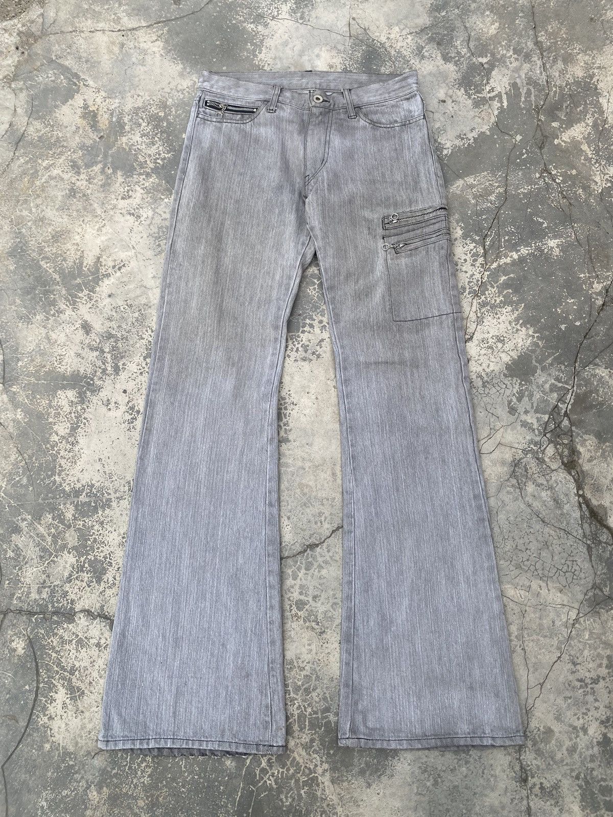 If Six Was Nine × Japanese Brand RUPERT EDGE Grey Flare Size US 29 - 1 Thumbnail