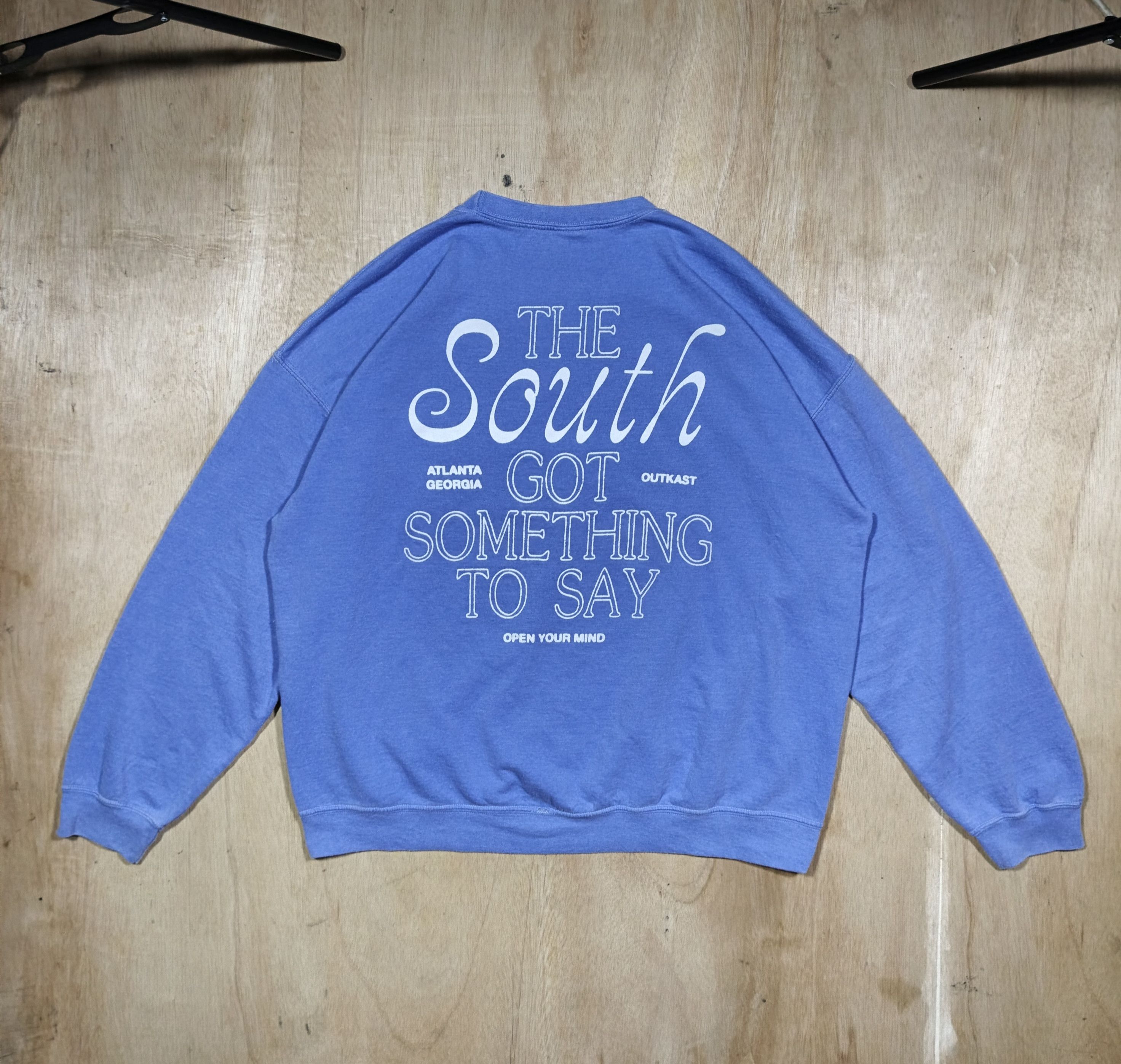 Outkast 2021 OutKast South Got Something To Say Puff Print Crewneck Size US L / EU 52-54 / 3 - 5 Thumbnail