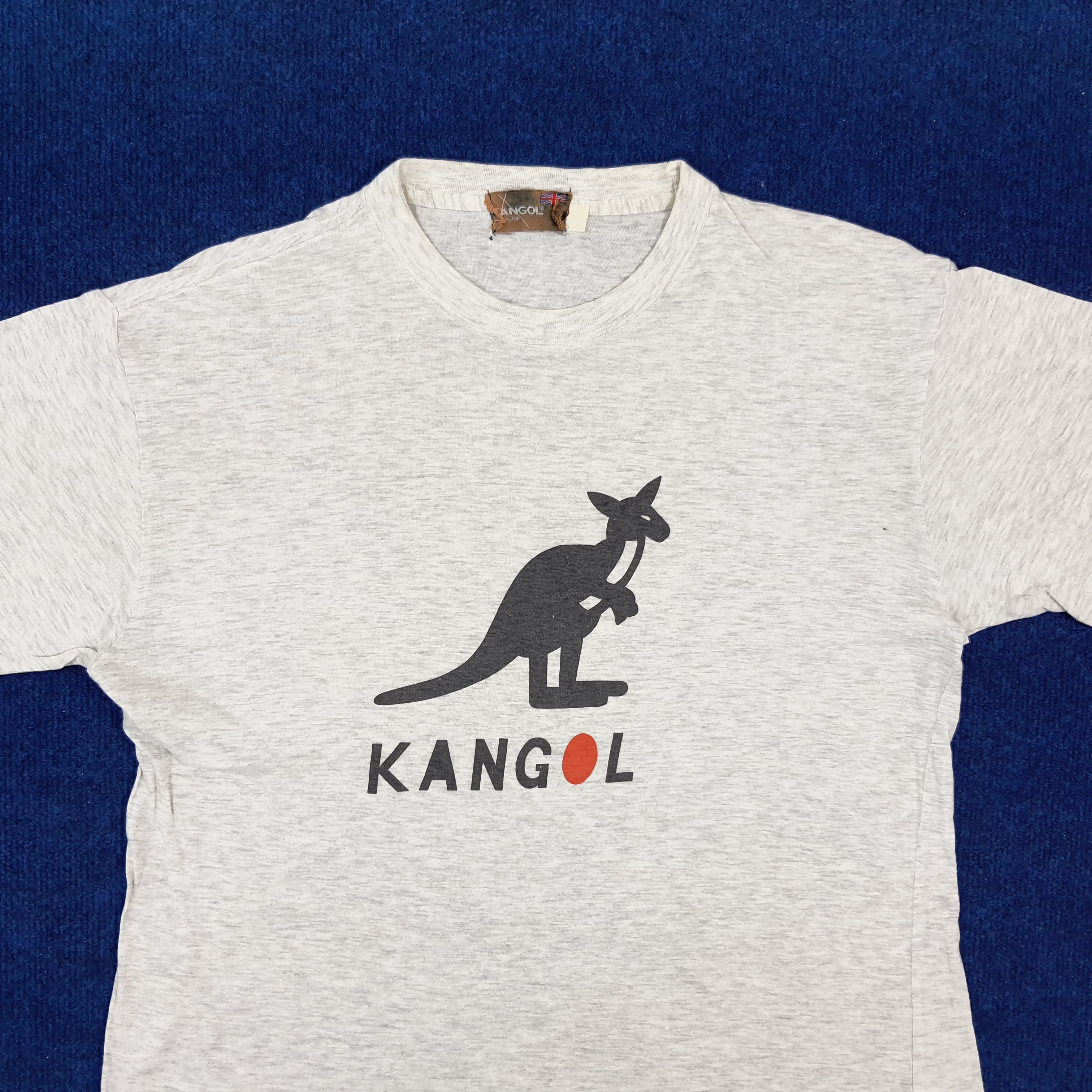 Kangol × Vintage Vintage KANGOL Big Logo Streetwear Tshirt Size US L / EU 52-54 / 3 - 2 Thumbnail