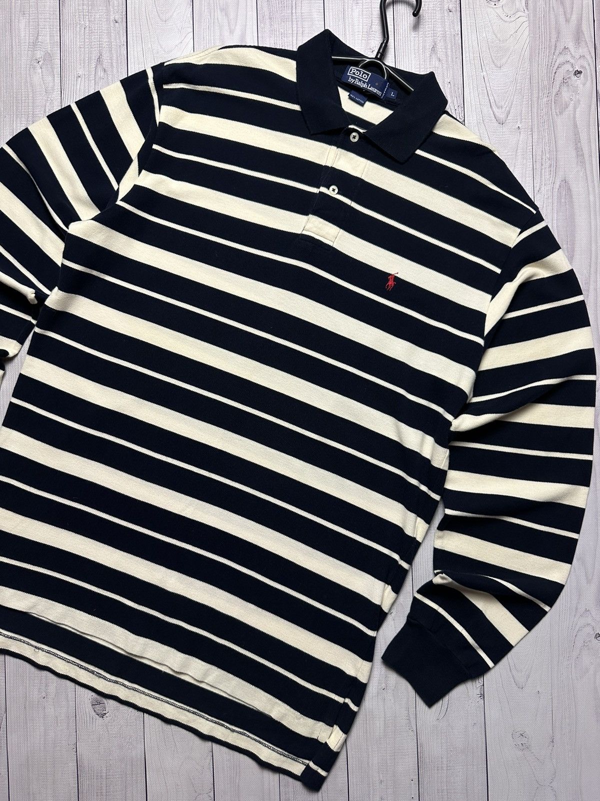 Vintage Polo Ralph Lauren rugby jersey size L/XL striped