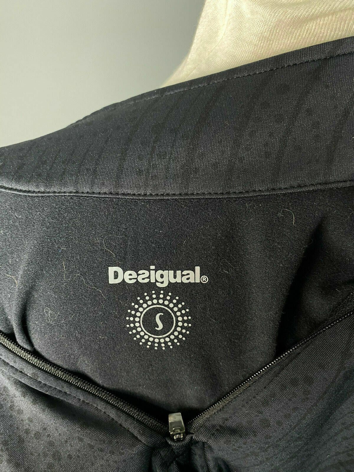 Desigual Desigual Black Floral 1/4 Zip Pullover Thermo Top Size S Size S / US 4 / IT 40 - 9 Thumbnail