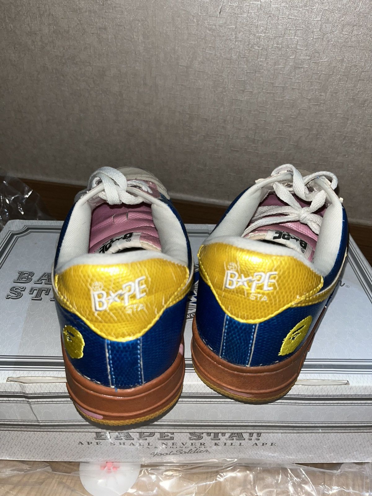 Bape Bape OG Bape Star Cotton Candy Snake Skin Sneakers Size US 9.5 / EU 42-43 - 6 Thumbnail