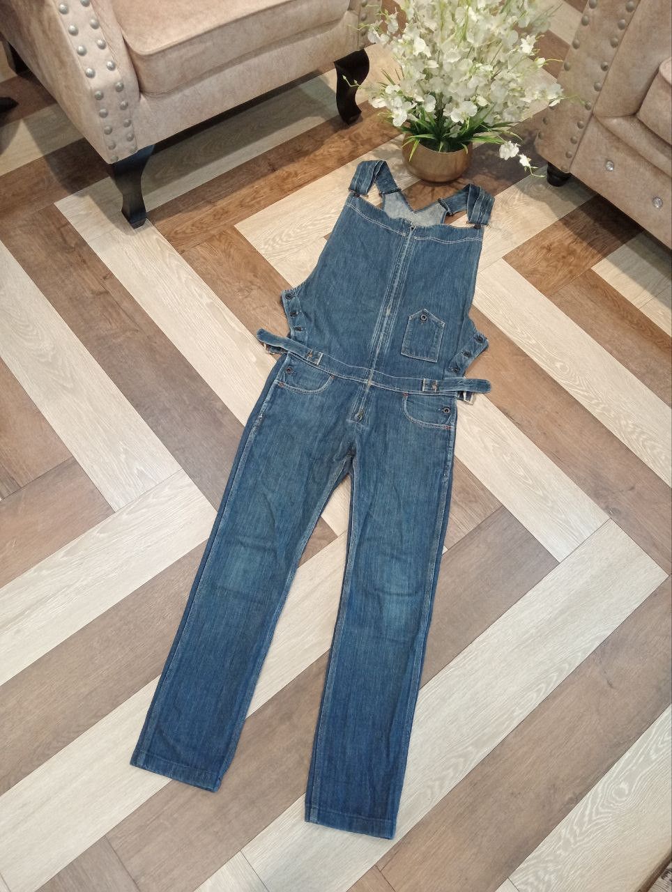 Kapital KAPITAL DENIM WORKER OVERALLS - SIZE XS BLUE Size US 31 - 2 Thumbnail