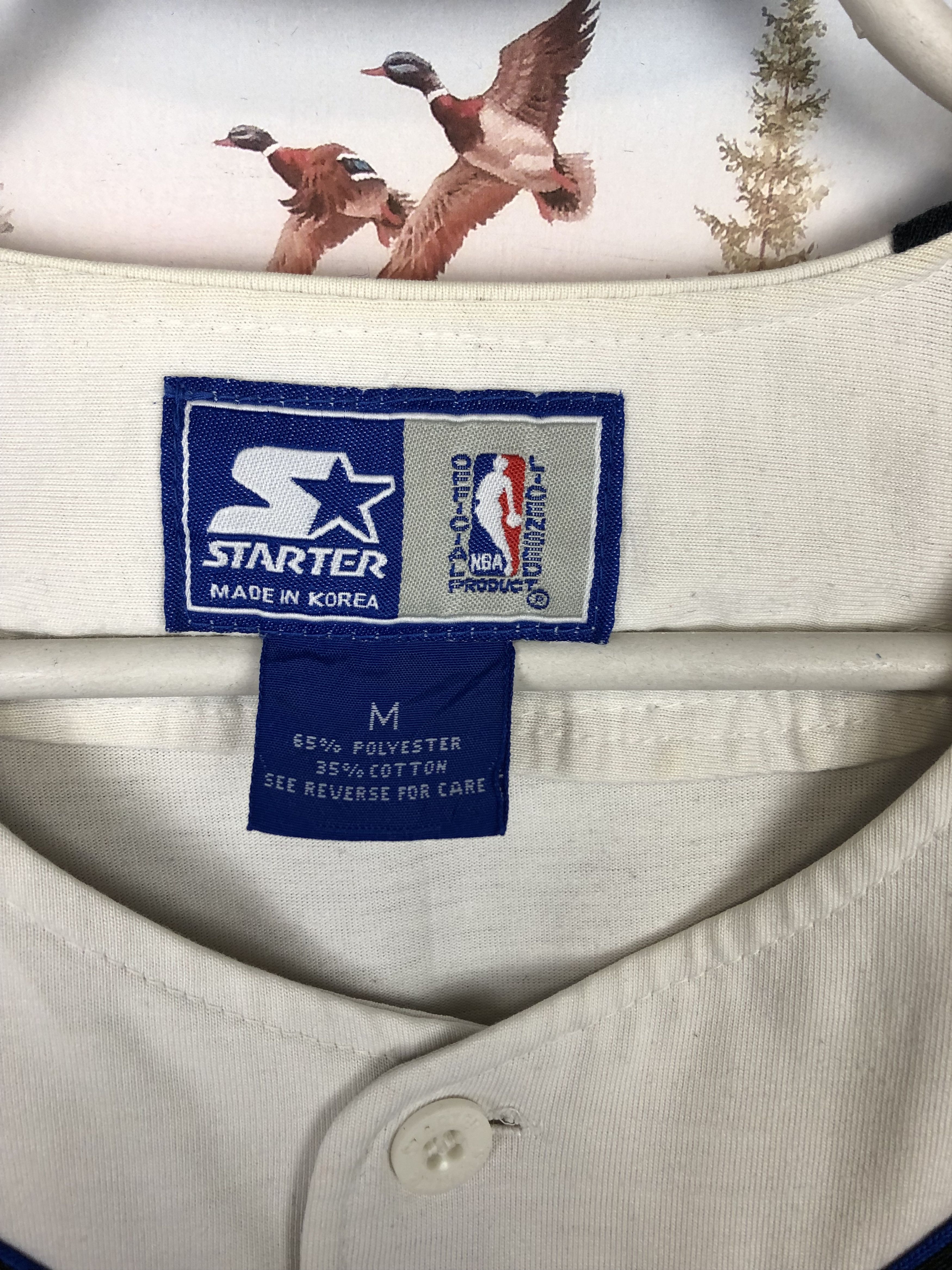 NBA Vintage 90's Starter Orlando Magic Baseball NBA Jersey Mens Size US M / EU 48-50 / 2 - 4 Thumbnail