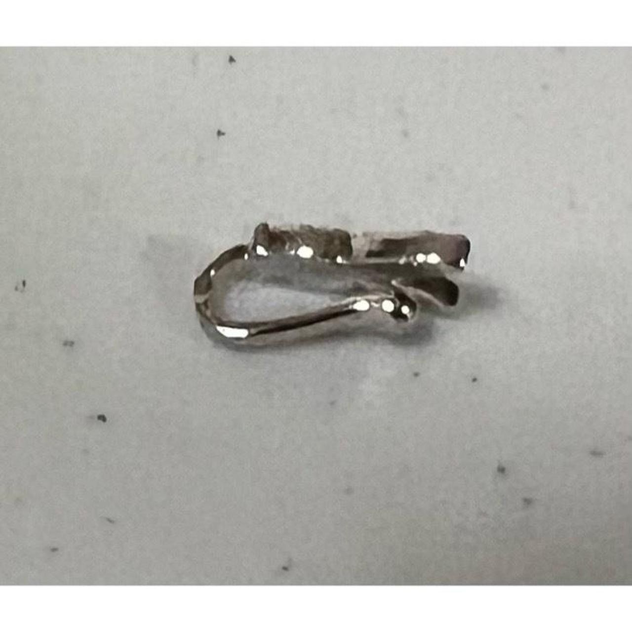 Jewelry × Playboi Carti × Playboy Playboy Silver Diamond Bunny Nose Clip Ring Earring Jewelry🖤 Size ONE SIZE - 4 Thumbnail