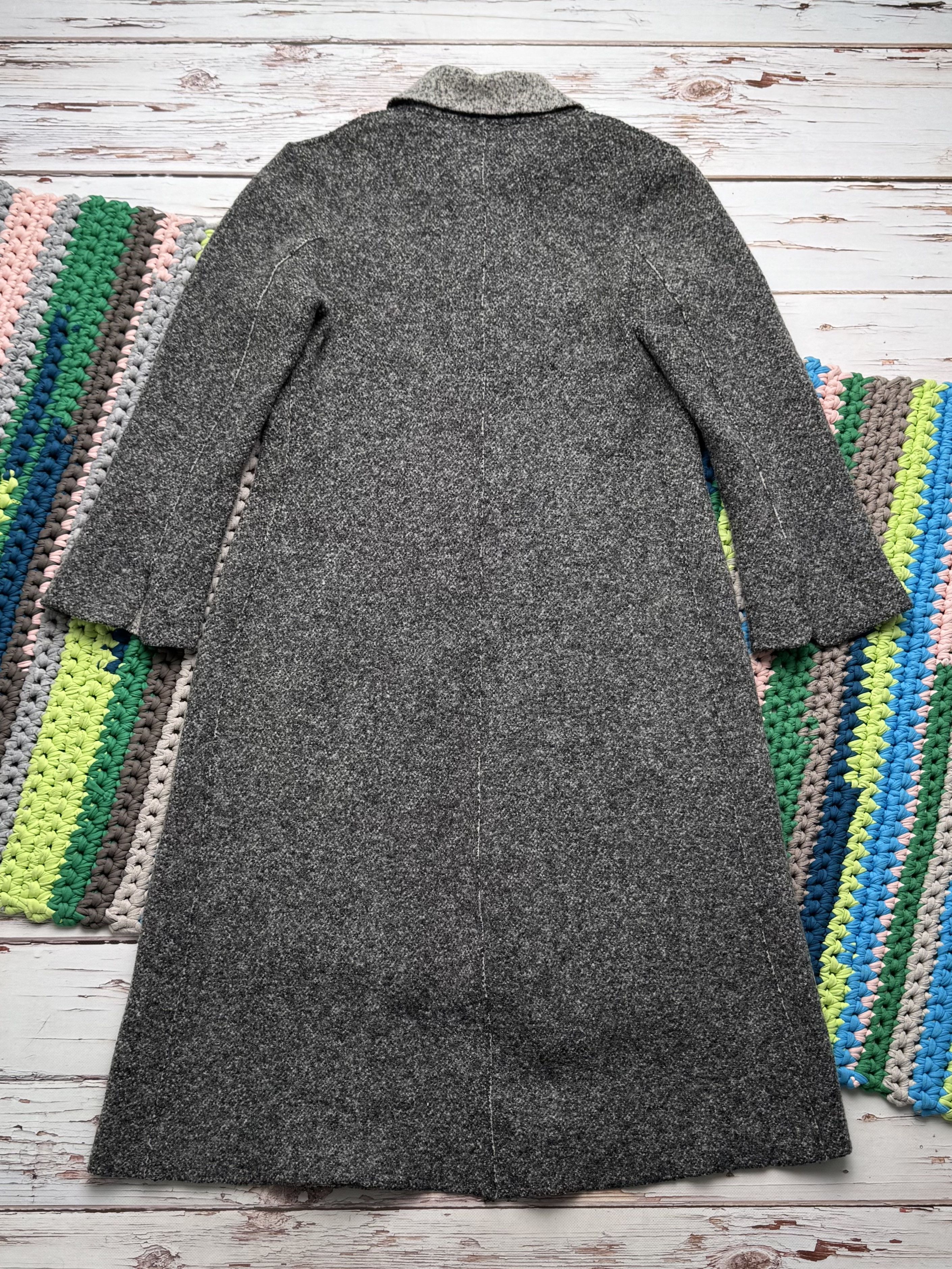 Cop Copine Cop Copine Vintage Wool Coat Gray Long Minimalist Jacket Size L / US 10 / IT 46 - 12 Thumbnail