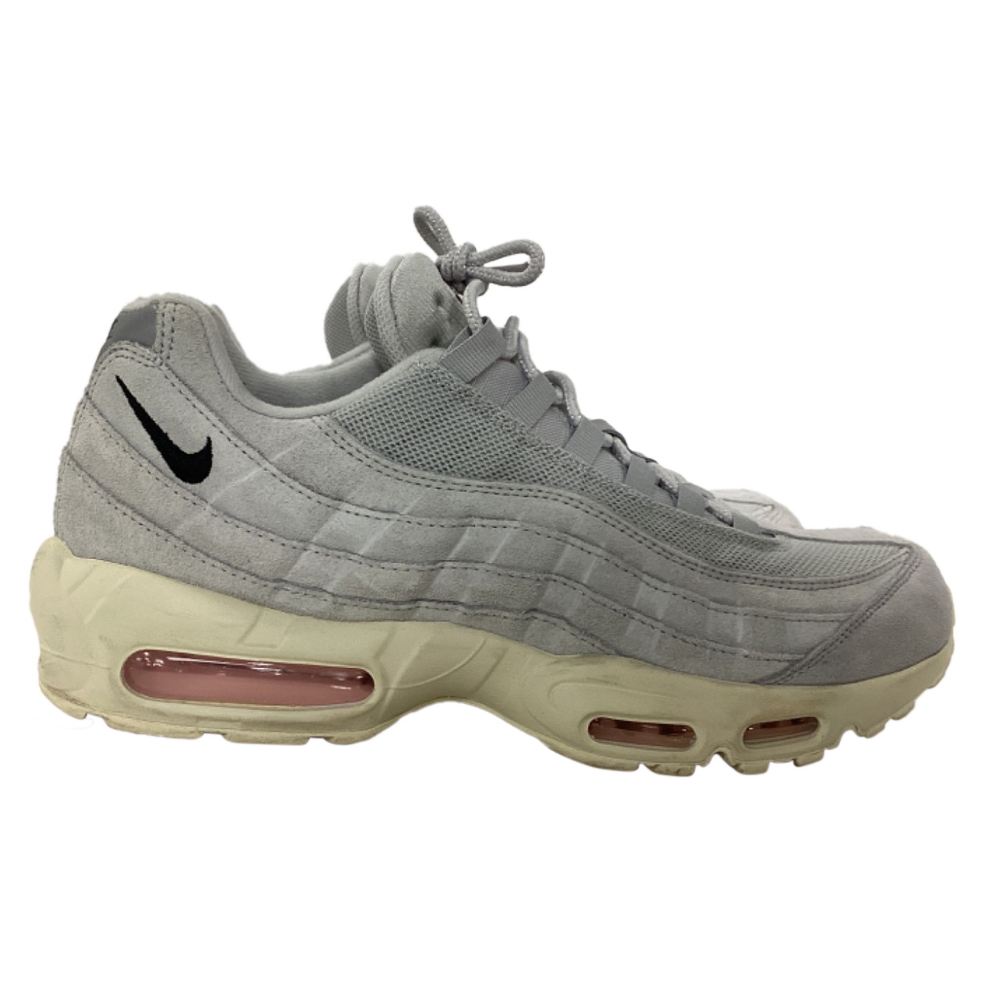 Nike Nike Air Max 95 Grey Pink Foam Sneakers in Grey Suede Size US 12 / EU 45 - 1 Thumbnail