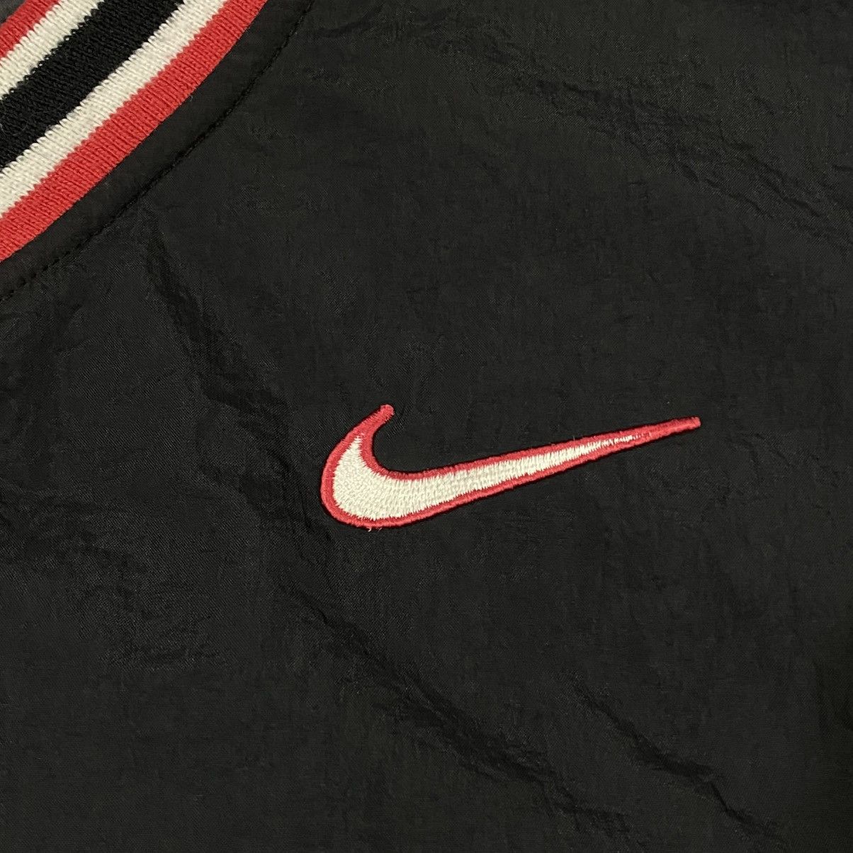 Nike Vintage light jacket nike v neck pullover Size US XL / EU 56 / 4 - 3 Thumbnail