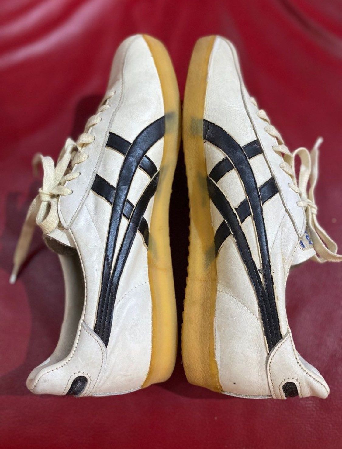 Asics × Onitsuka Tiger × Vintage SUPER RARE 1970 ONITSUKA TIGER VINTAGE MADE IN JAPAN LEATHER Size US 8 / EU 41 - 3 Thumbnail