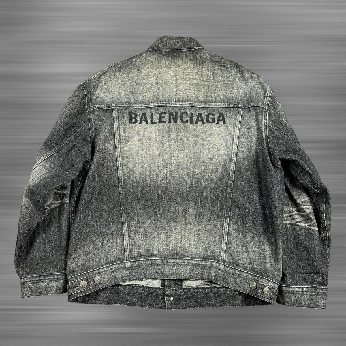 Balenciaga Balenciaga Oversized Denim Track Jacket, Pants
