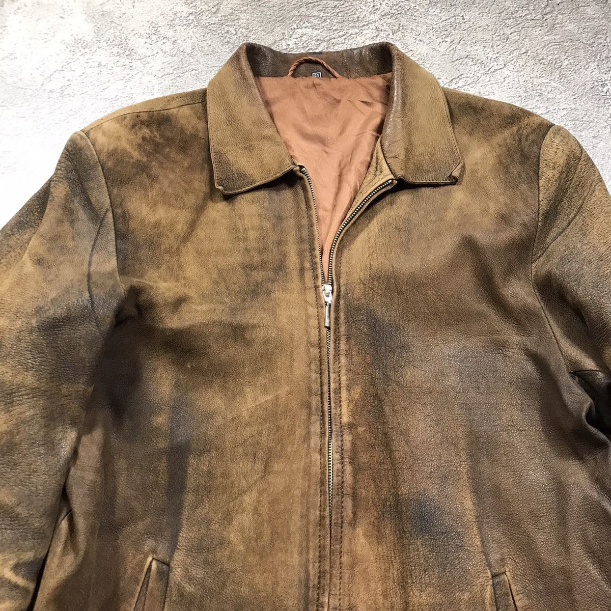 If Six Was Nine VINTAGE LEATHER JACKET JAPAN STREETWEAR NAPOLEON STYLE Size US L / EU 52-54 / 3 - 3 Thumbnail