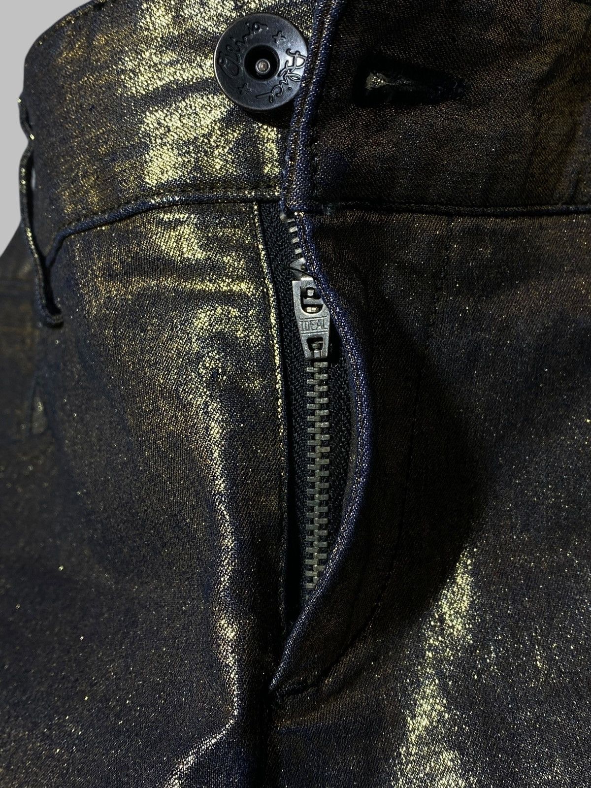 Alice + Olivia Alice + Olivia Shimmer Gold Women’s Pants Made In USA Size 30" / US 8 / IT 44 - 19 Thumbnail