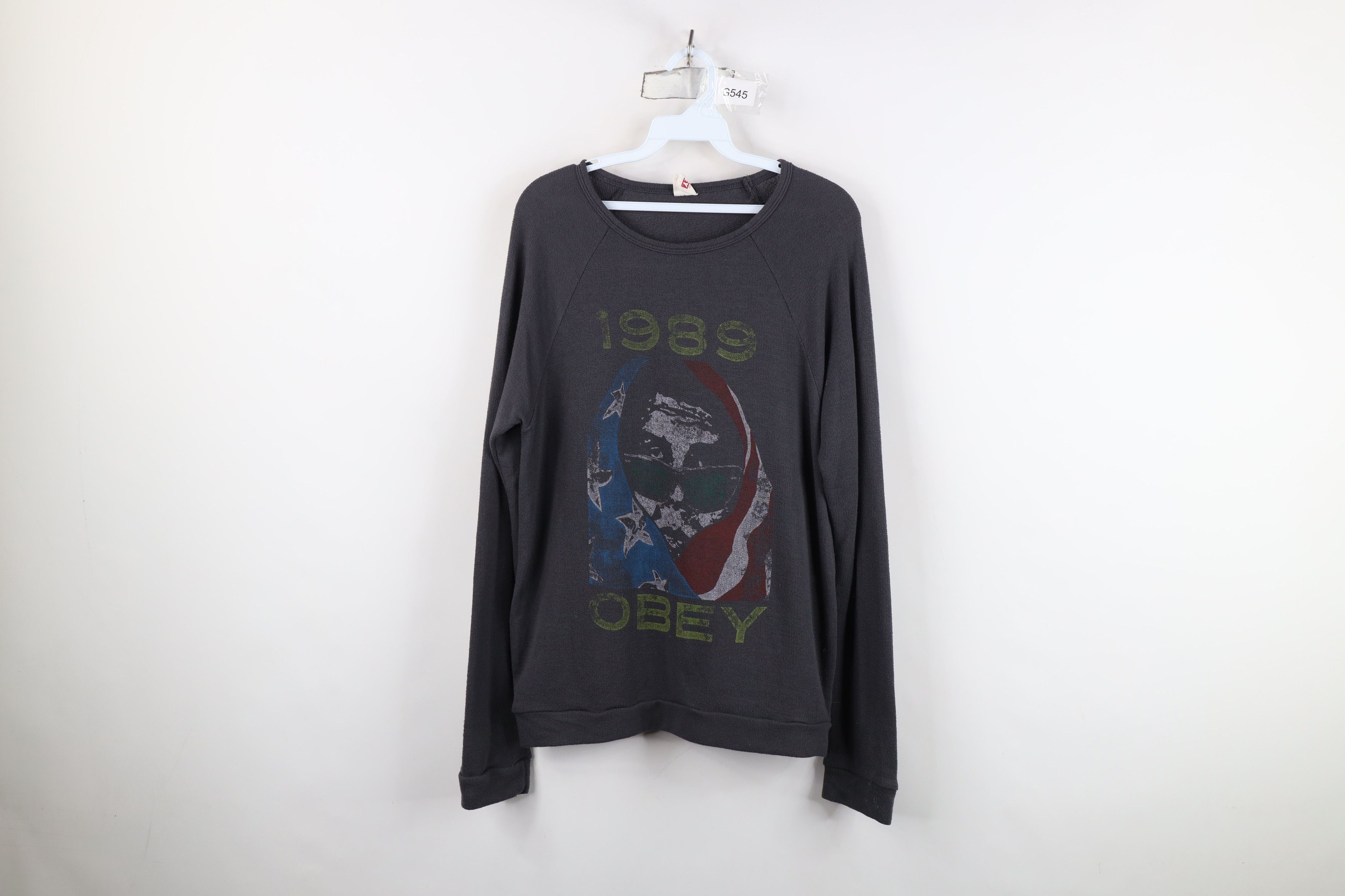 Obey Vintage Obey Propaganda Land French Terry Sweatshirt USA Size M / US 6-8 / IT 42-44 - 1 Thumbnail