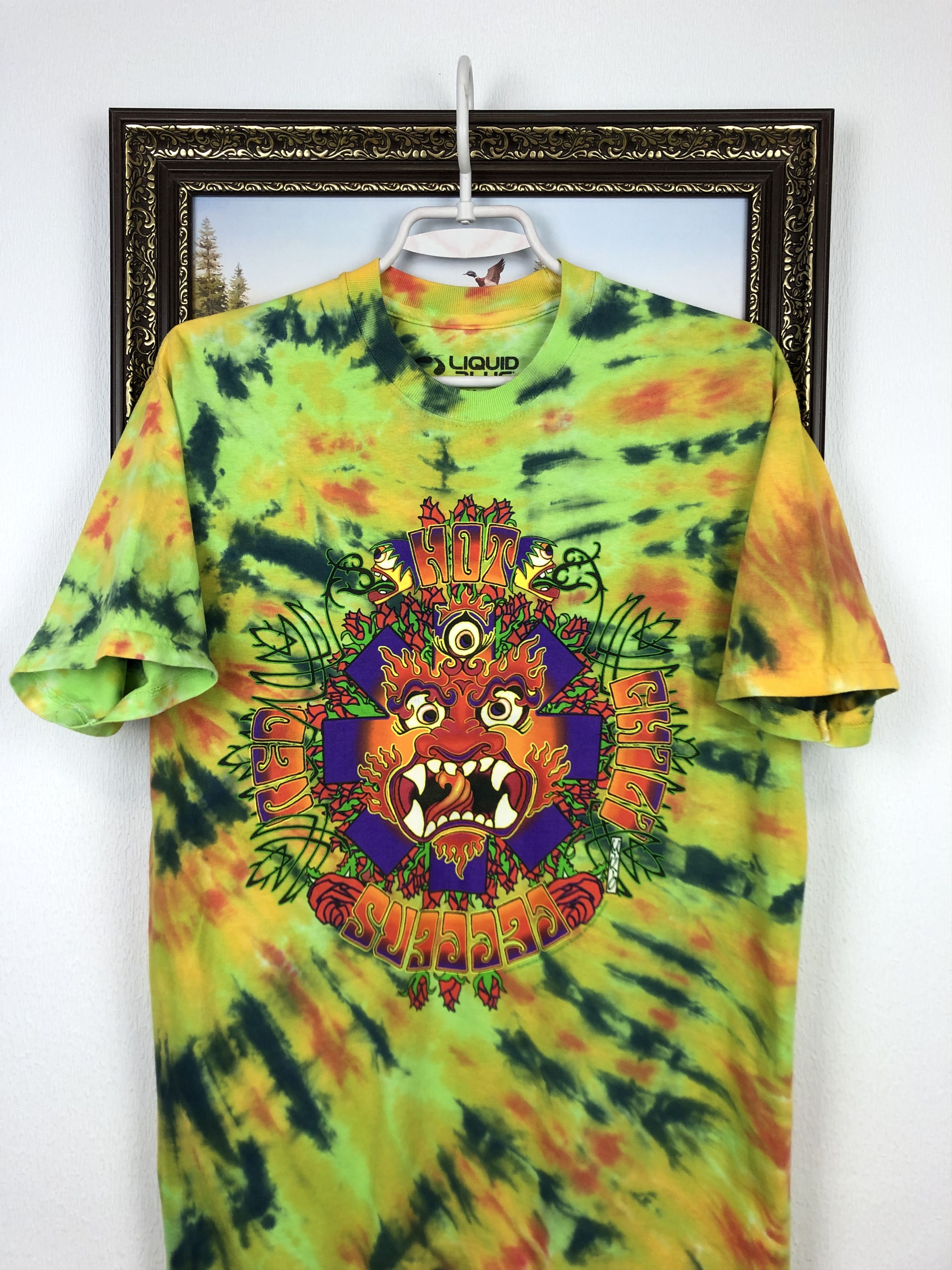 Band Tees RHCP Red Hot Chili Peppers Tie Dye Shirt Liquid Blue Tee Size US M / EU 48-50 / 2 - 2 Thumbnail