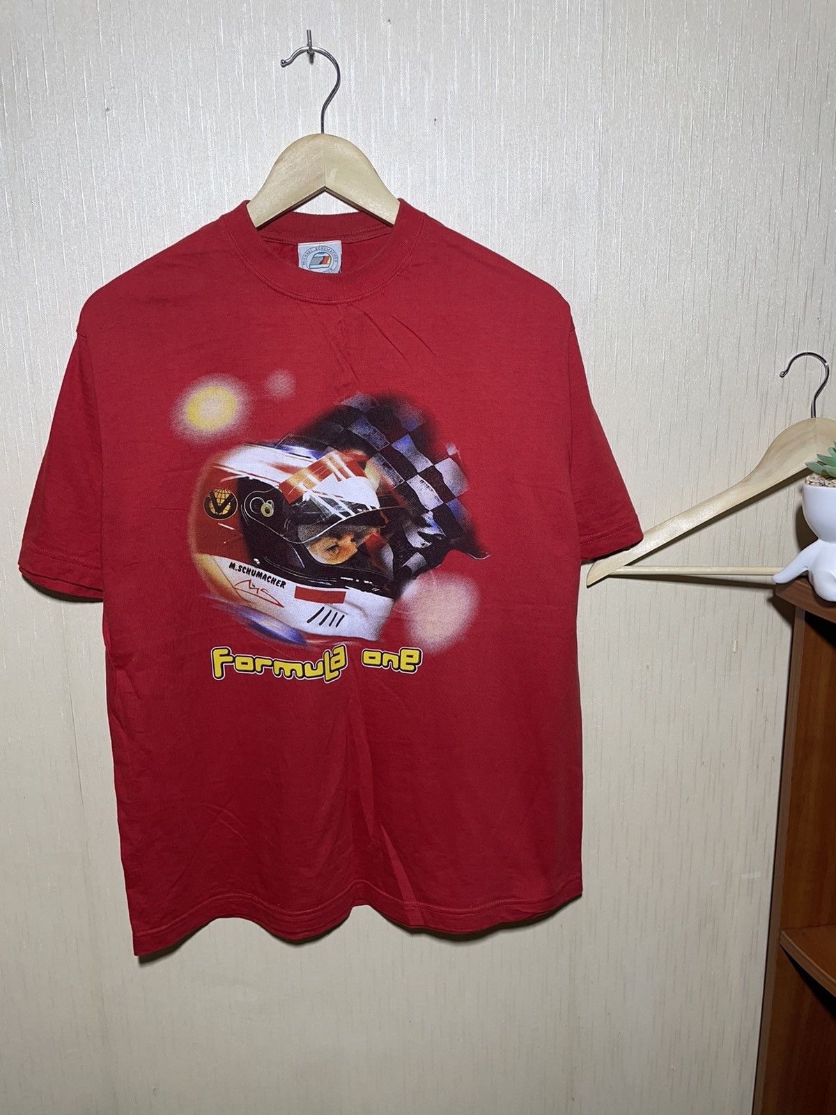 Formula 1 × Vintage Formula 1 Michael Schumacher racing vintage T shirt Size US L / EU 52-54 / 3 - 1 Thumbnail