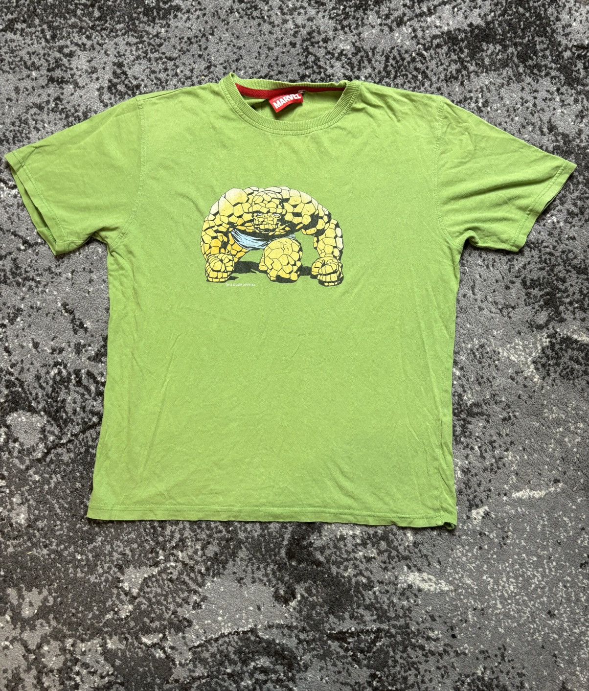 Designer × Marvel Comics × Vintage Vintage Fantastic Four 20s The Thing Ringer tee Size M / US 6-8 / IT 42-44 - 1 Thumbnail