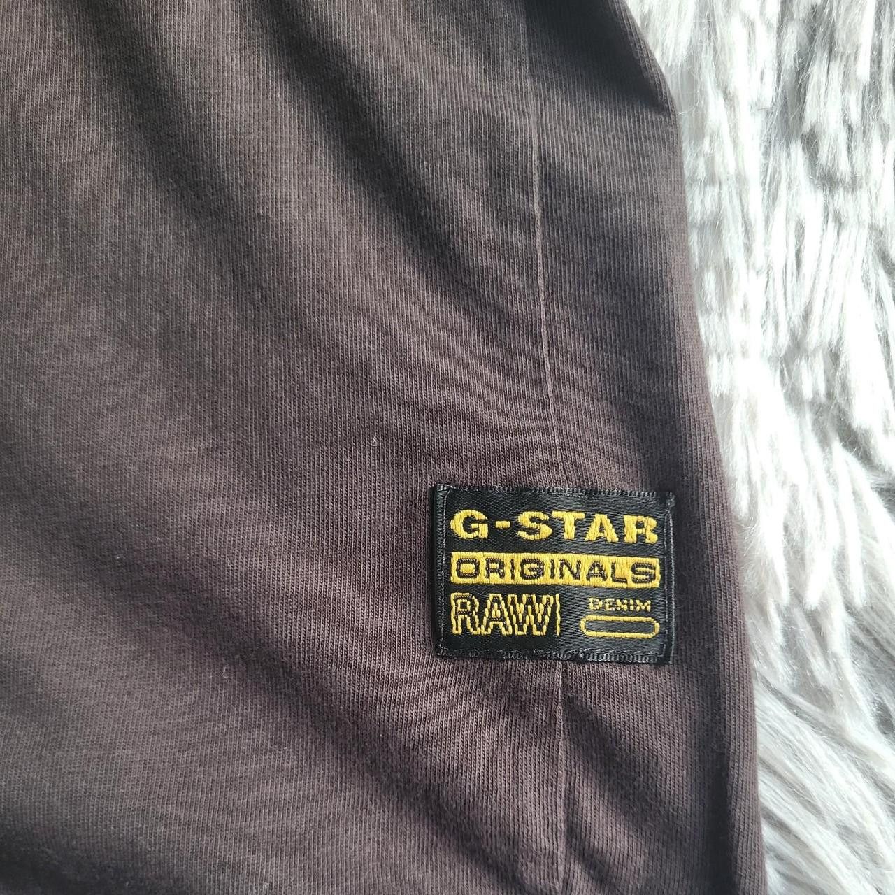 G-Star G-Star RAW Men's Grey and Brown T-shirt - Size L Size US L / EU 52-54 / 3 - 3 Thumbnail
