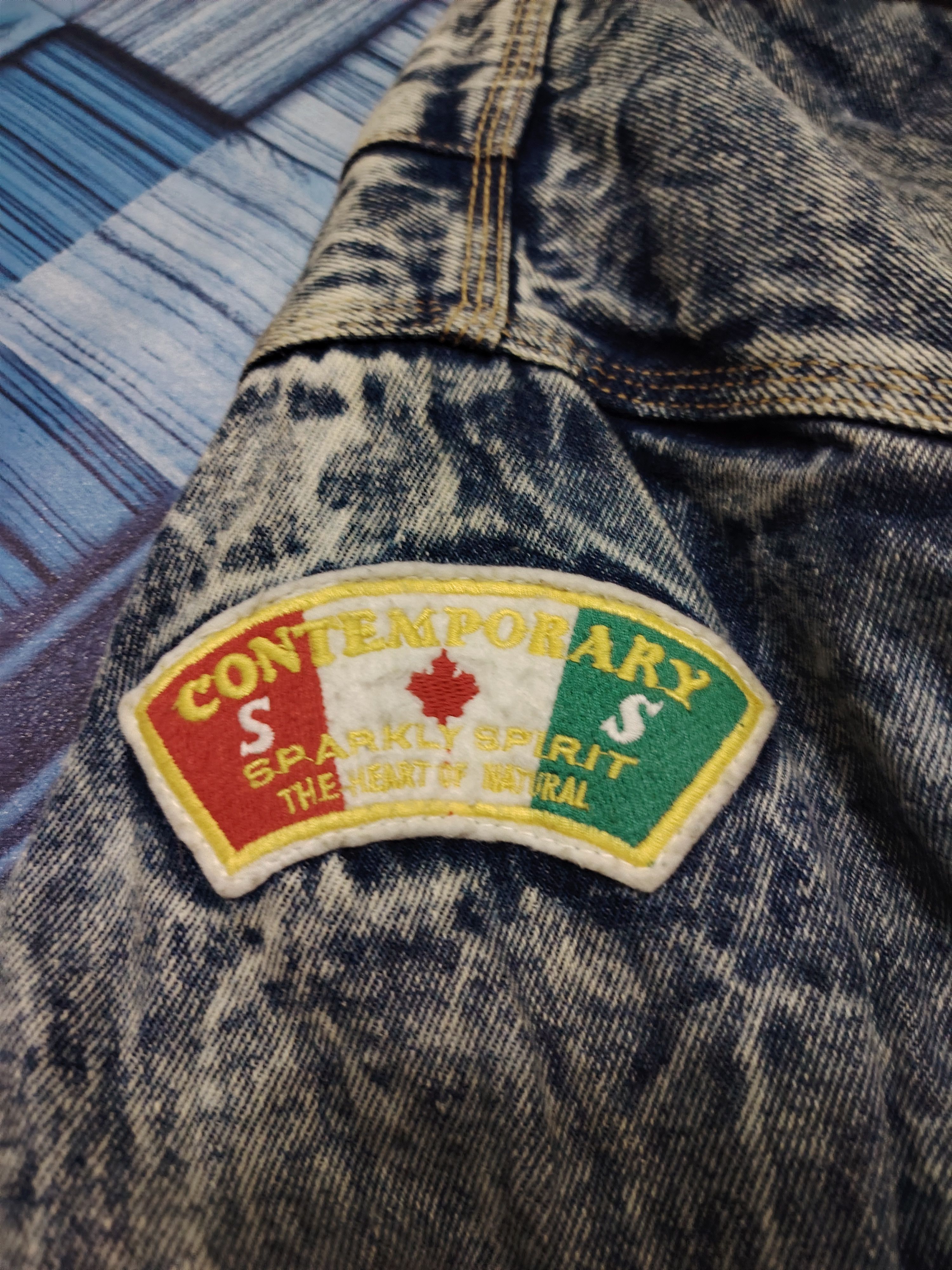 Japanese Brand 💥Insane💥 Intl bobson flared jeans Distressed denim jacket Size US XL / EU 56 / 4 - 10 Thumbnail