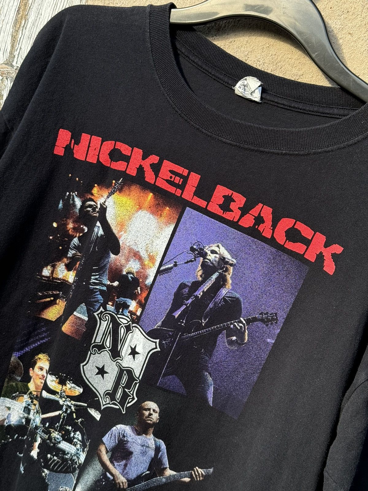 Anvil × Band Tees × Vintage Vintage Nickelback USA tour tee Size US XL / EU 56 / 4 - 2 Thumbnail