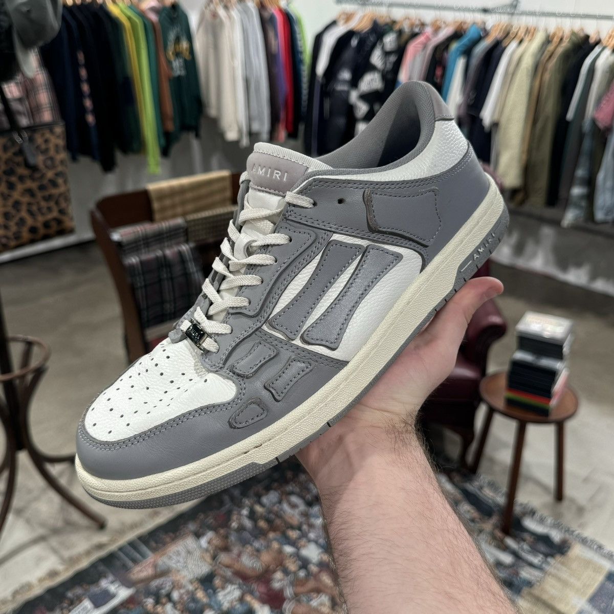Amiri Amiri Man Sneakers AMFOSR1115 VINTAGEBLUE Size EU 43