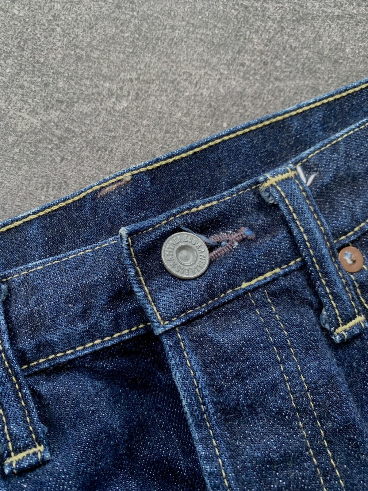 Kapital FREE TAX! Cropped Raw Hemmed Denim Jeans Size US 31 - 5 Thumbnail