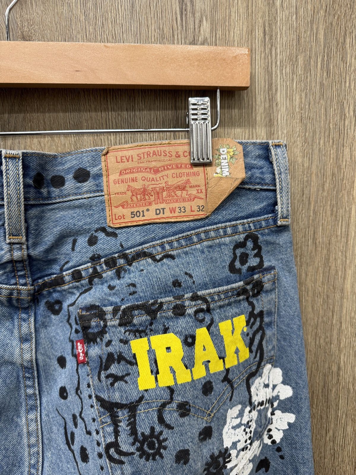 DENIM TEARS Denin Tears Iraq Colab Jeans Size US 33 - 7 Thumbnail
