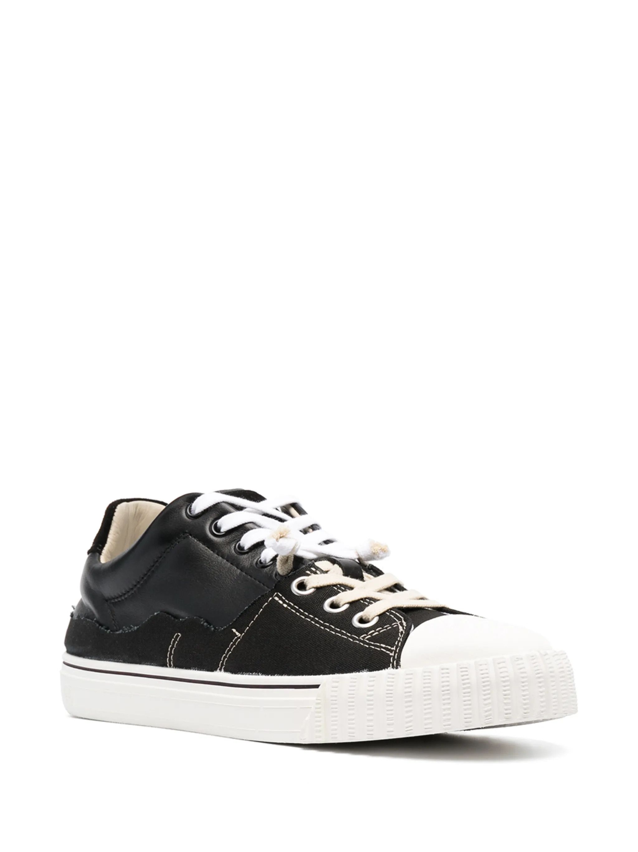 Maison Margiela oc11z1025 Evolution Low-Top Sneakers in Black Size US 6 / EU 39 - 2 Thumbnail