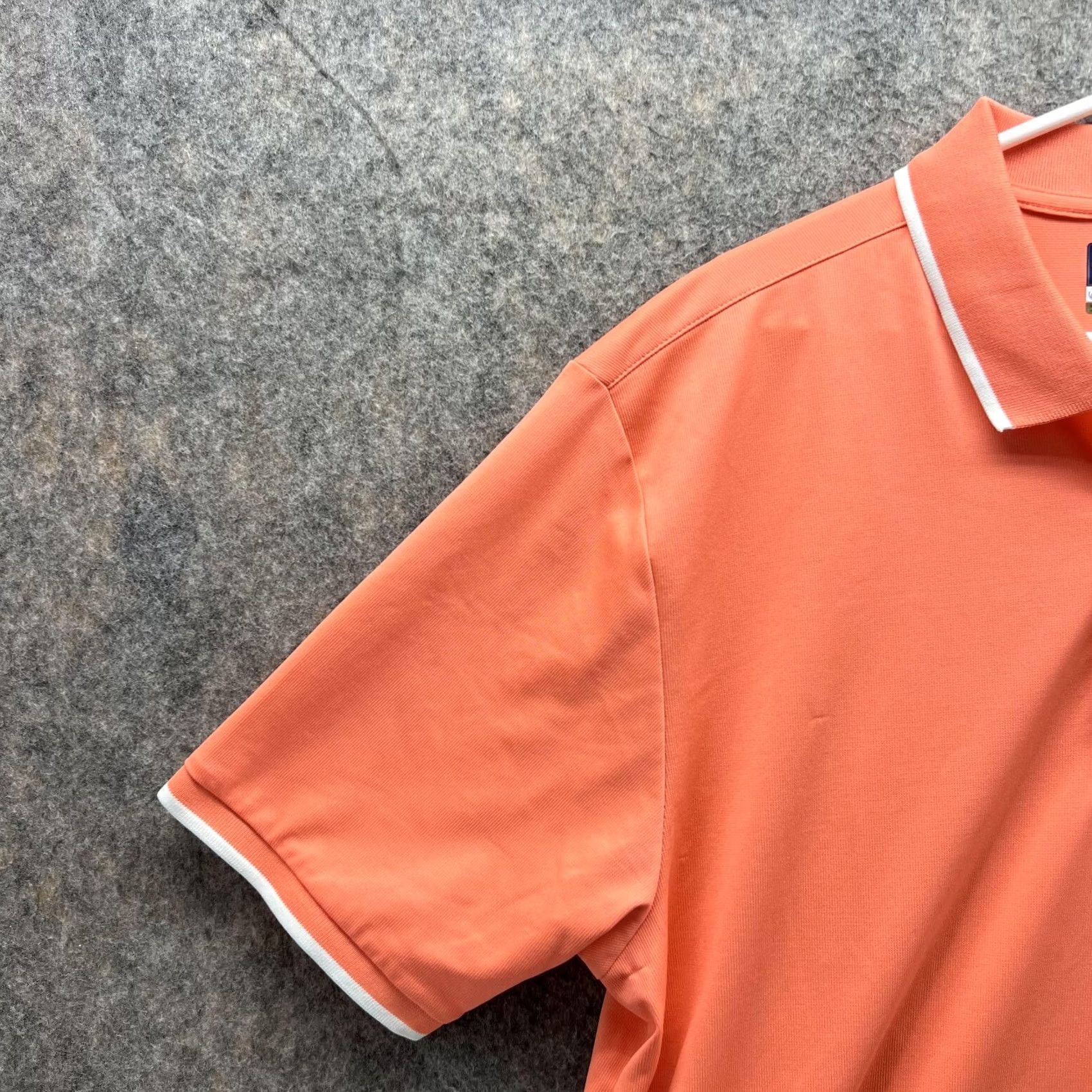 Vintage Jack Nicklaus Polo Shirt Men Large Adult Orange Staydri Casual Polyester Polo Shirt Casual Preppy 90s Style Mens Size US L / EU 52-54 / 3 - 3 Thumbnail