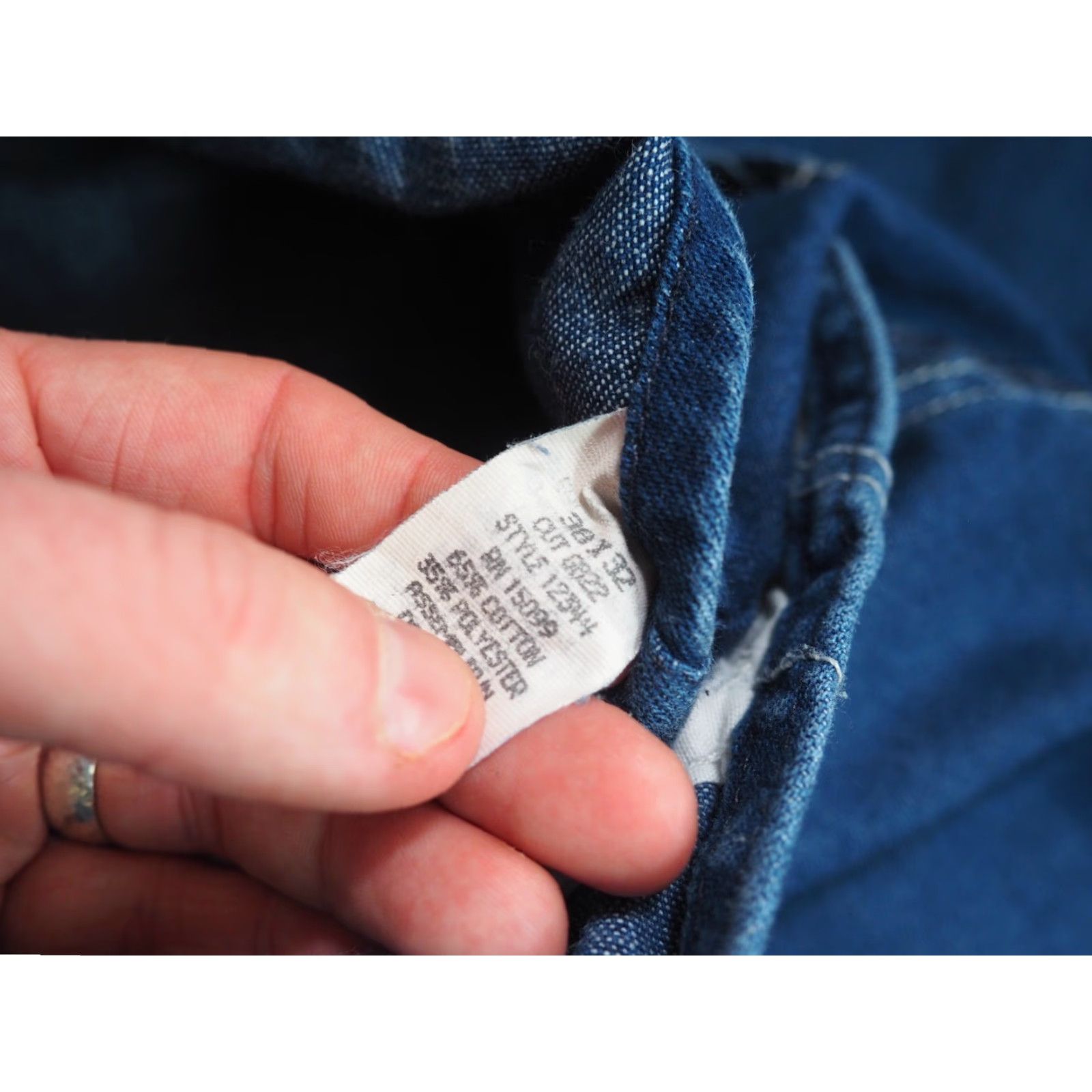 Sears VTG Sears Roebucks Denim Overalls Jeans Bibs 37x31 Blue 1990s Military/Landgirl Casual Mens Women? (Gender not explicit) Size US 37 - 8 Thumbnail